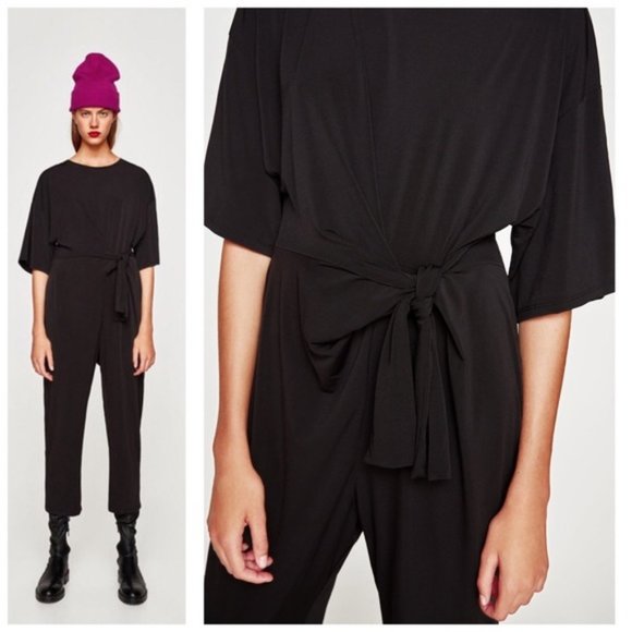 cropped jumpsuit in winter